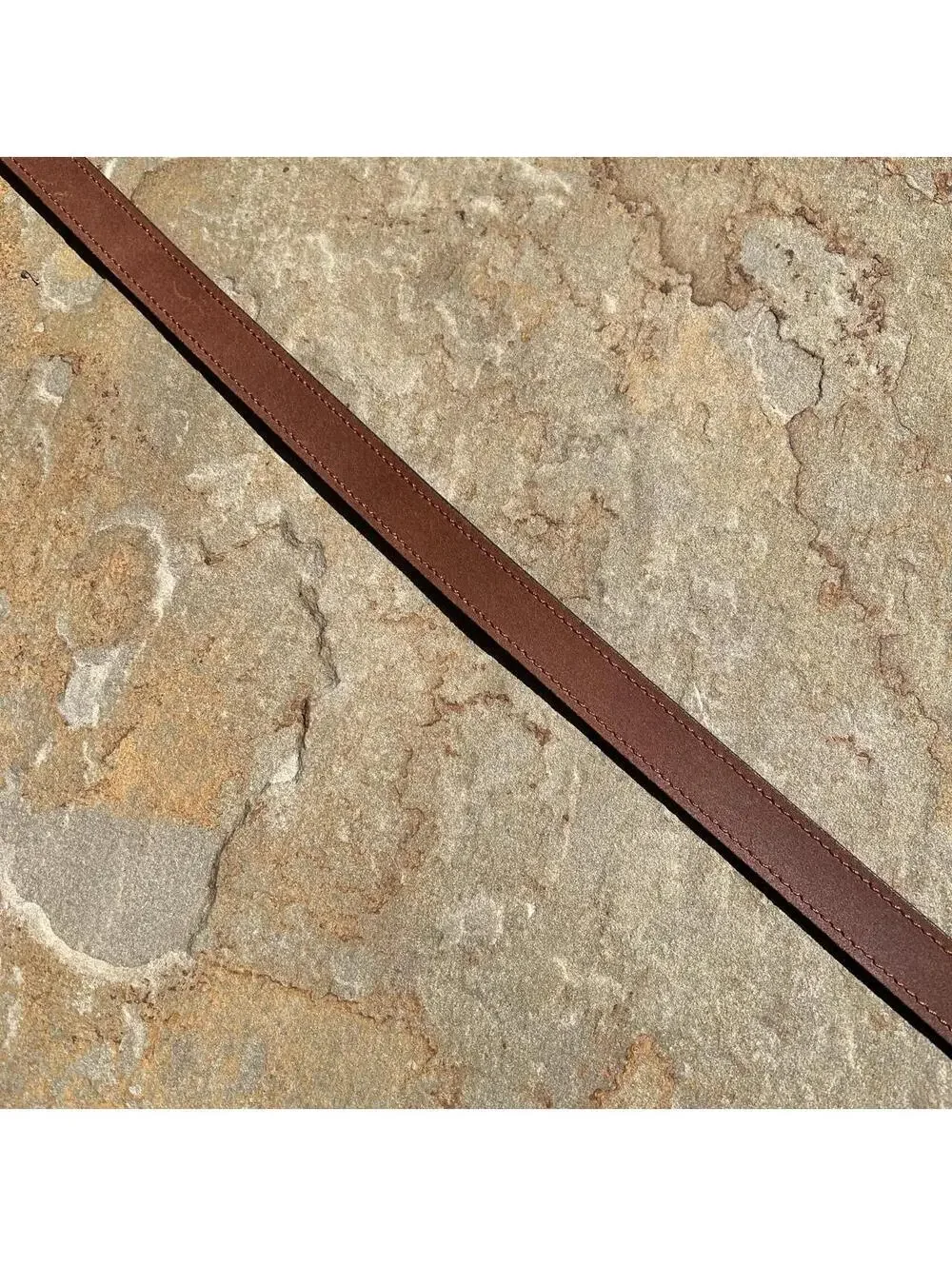 Y2K Brown Nubuck Leather Dress Belt
